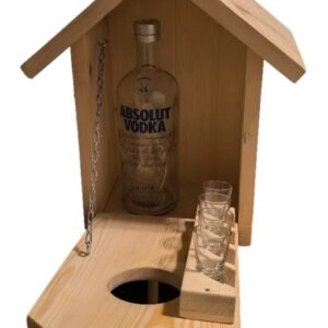 Budka dla ptaków schowek na alkohol